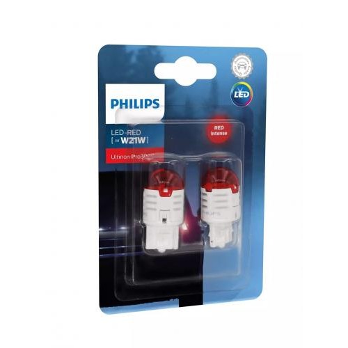 Автолампа діоди PHILIPS 11065U30RB2 W21W LED 12V Ultinon Pro3000 RED в інтернет супермаркеті PbayMarket!