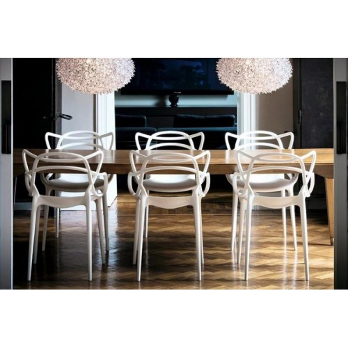 Стілець дизайнерський SDM Мастерс пластик Білий (hub_vJRL99882) Стілець дизайнерський SDM Мастерс пластик Білий (hub_vJRL99882)