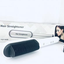 Електричний гребінець-випрямляч Hair Straightener HQT-909B Білий (HQT909BK)