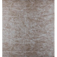 Самоклеюча декоративна 3D панель 3D Loft 700x770x3 мм Коричневий (330)