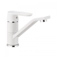 Змішувач для умивальника MIXXUS PREMIUM TIGER 555 (вилив 15 см) білий (MI0574) Змішувач для умивальника MIXXUS PREMIUM TIGER 555 (вилив 15 см) білий (MI0574)