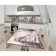 Наклейка вінілова на стіл Zatarga  