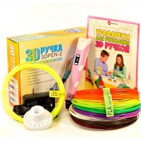3D-ручка Rx-style з набором еко-пластику 79 м та трафаретами (94321964) 3D-ручка Rx-style з набором еко-пластику 79 м та трафаретами (94321964)