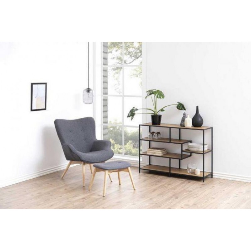 Консоль для дому в стилі Loft NS-440 730x900x280 мм Черный