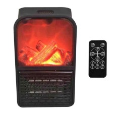 Портативний обігрівач Flame HEATER з LCD дисплеєм та імітацією каміна+пульт 500 Вт (1756375336)