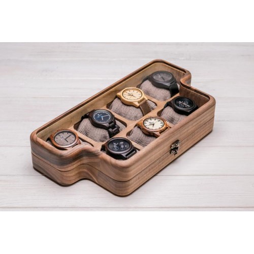 Бокс для зберігання наручних годинників ecoWalnut 7х35х18 см Бокс для зберігання наручних годинників ecoWalnut 7х35х18 см