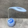 Настільна лампа акумуляторна LED з підставкою A-PLUS SST-813/1008808 блакитна