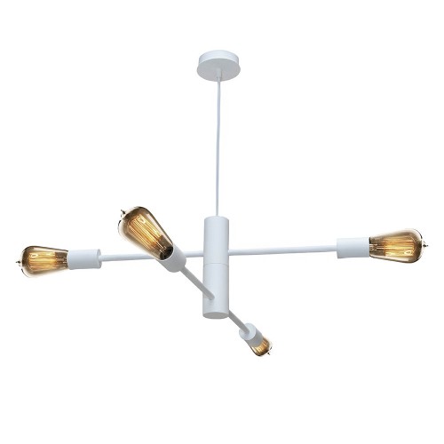 Люстра підвісна MSK Electric Asket на чотири плафони Е27 NL 6120-4 WH Білий (619773) Люстра підвісна MSK Electric Asket на чотири плафони Е27 NL 6120-4 WH Білий (619773)