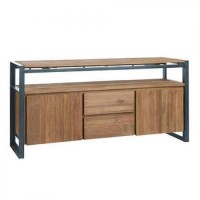 Комод Loft NS-264 780x1500x400 мм Чорний