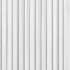 Декоративна стінова рейка Sticker Wall 160*23*3000мм (D) SW-00001533 Біла