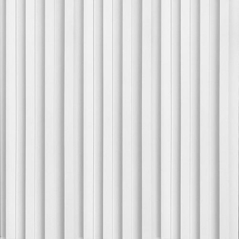 Декоративна стінова рейка Sticker Wall 160*23*3000мм (D) SW-00001533 Біла