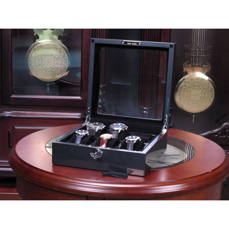 Шкатулка для зберігання годинників Salvadore WB3035-6CAB Сірий