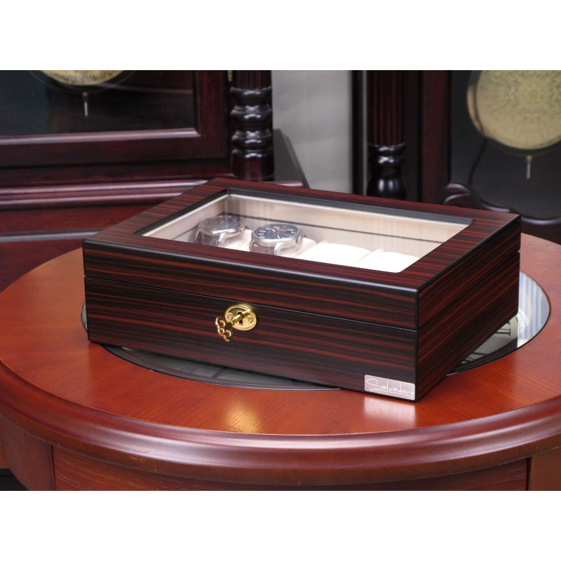 Шкатулка для зберігання годинників Salvadore WB/1087/10.E Бордовий
