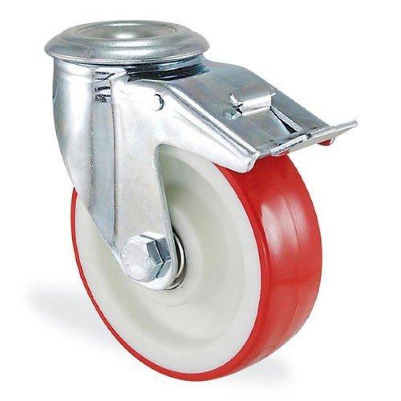 Колесо поворотне Standart з гальмом (416125)