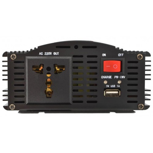 Перетворювач напруги інвертор UKC UPS-1300A 1300W DC/AC 12V-230V Black (4_00579)