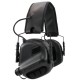 Тактичні активні навушники Earmor М32 + кріплення чебурашка OPS Core Чорний