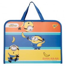 Папка-портфель YES FC на блискавці з тканинними ручками Minions (492172)