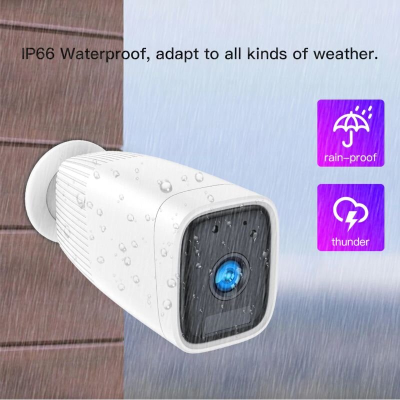 Wifi камера з величезним акумулятором 12000 мАг, до 1 місяця автономної роботи Nectronix ZC-PC206, вулична, із записом на SD до 128 Гб (біла)
