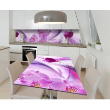 Наклейка 3Д вінілова на стіл Zatarga «Фіолетовий лікер» 600х1200 мм (Z184433st)