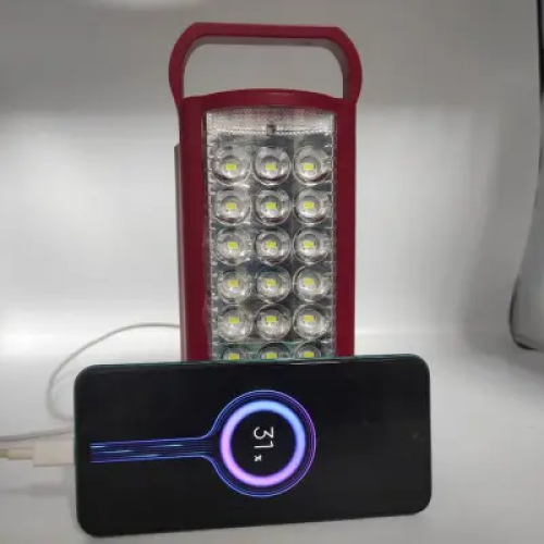 Ручний переносний ліхтар на акумуляторі ліхтар Fujita DL-2606 24 LED з червоним павербанком (1756375639) Ручний переносний ліхтар на акумуляторі ліхтар Fujita DL-2606 24 LED з червоним павербанком (1756375639)