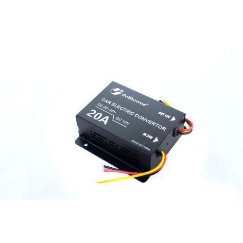 Інвертор автомобільний перетворювач напруги UKC DC/DC 24v-12v 20A GS-D20A (005960)