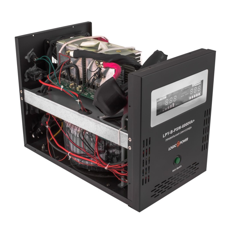 ДБЖ LogicPower LPY-B-PSW-6000VA+ (4200Вт) 10A/20A з правильною синусоїдою 48В