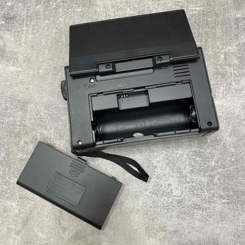 Радіо-ліхтар на сонячній батареї на акумуляторі Solar Charge S-1521BTS сіре