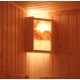 Світильник для лазні МС 1101 + Огорожа для світильника PRO 350х280 мм з гімалайської сіллю 3