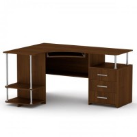 Стіл кутовий СУ 4 Компаніт 150х110х77 см Горіх екко Стіл кутовий СУ 4 Компаніт 150х110х77 см Горіх екко