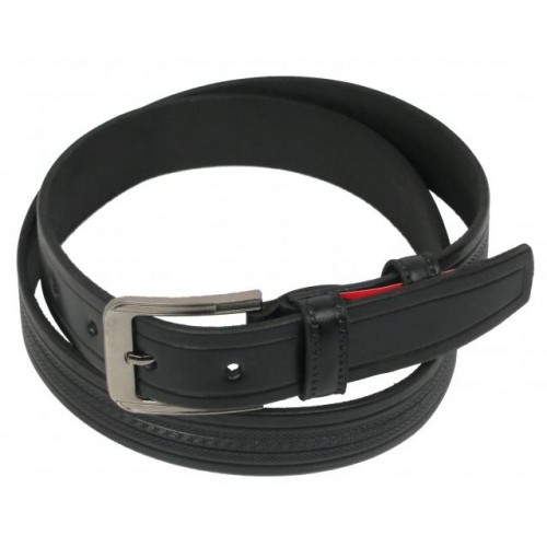 Шкіряний ремінь Skipper 110-130 x 3.5 см Чорний (1052-35) Шкіряний ремінь Skipper 110-130 x 3.5 см Чорний (1052-35)