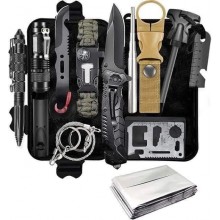Туристичний yабір для виживання UrbanKit 14 в 1 спорядження та інструмент для надання першої допомоги (SURUK-14)