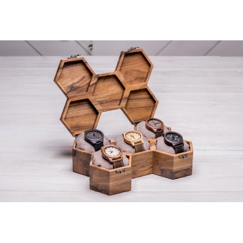 Органайзер для наручних годинників ecoWalnut 7.3х27.1х18.8 см Органайзер для наручних годинників ecoWalnut 7.3х27.1х18.8 см