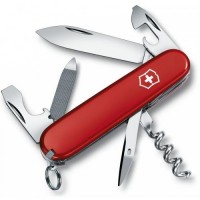 Швейцарський складаний ніж Victorinox Sportsman, 13 функцій, 84 мм Червоний (0.3803.B1) Швейцарський складаний ніж Victorinox Sportsman, 13 функцій, 84 мм Червоний (0.3803.B1)