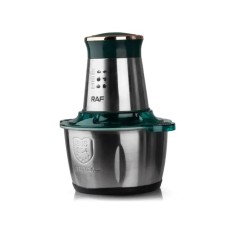 Потужний подрібнювач чоппер з металевою чашею RAF R.7029 1000 Вт 2 л