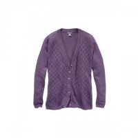 Кардиган Eddie Bauer Women Cardigan mit Ajour-Strick Rauchiges LilaS Фіолетовий (GR1630RLI-S)