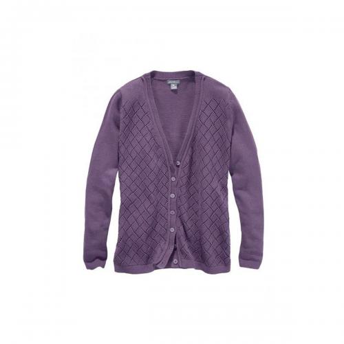 Кардиган Eddie Bauer Women Cardigan mit Ajour-Strick Rauchiges LilaS Фіолетовий (GR1630RLI-S) в інтернет супермаркеті PbayMarket!