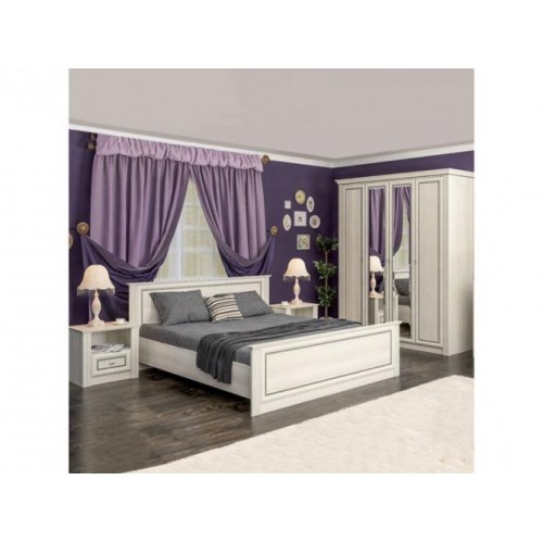 Комод для речей Меблі Сервіс Брістоль Нью 4Ш ясен сніговий Комод для речей Меблі Сервіс Брістоль Нью 4Ш ясен сніговий