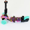 Самокат Best Scooter PU колеса, що світяться 5 в 1 Flowers 54 х 14 см Різнокольоровий (84219)