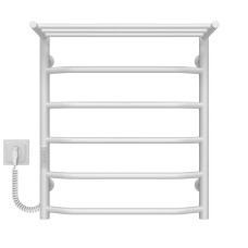 Рушникосушарка електрична Трапеція з полицею П6 500х600 Deffi Білий WD03 (C.TP.60.50.6.E.W.L.3)