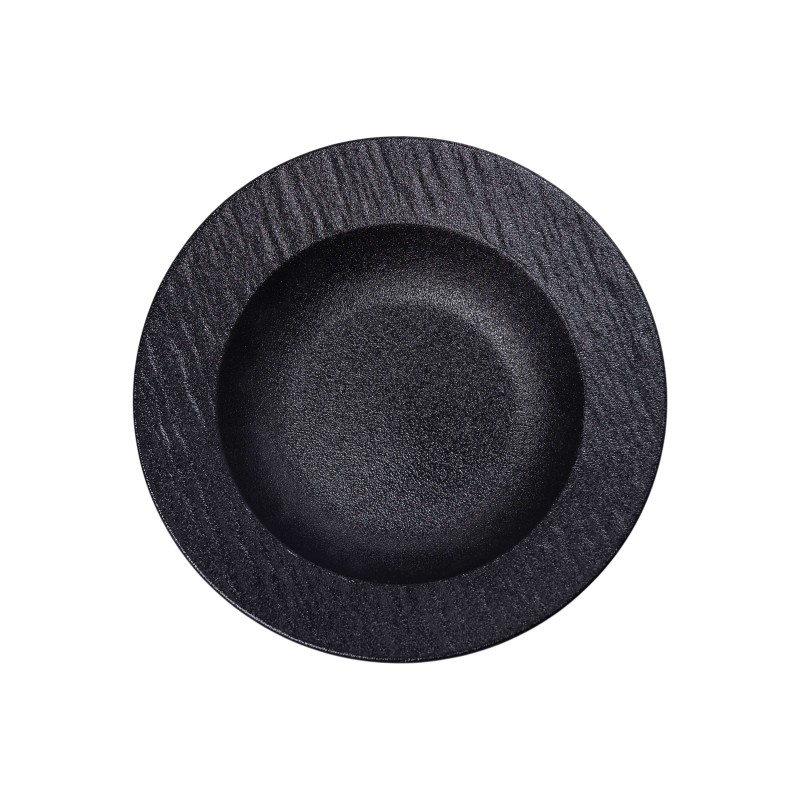 Тарілка супова YIWU 23 см Чорний (HP-7-728)