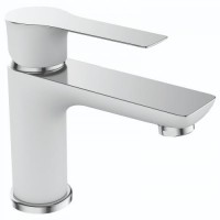 Змішувач для умивальника Mixxus Premium Eva 001 Білий (MI5808) Змішувач для умивальника Mixxus Premium Eva 001 Білий (MI5808)