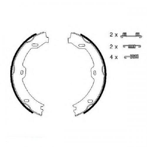 Колодки гальмові Bosch задні MB CLS (C219) | E-Class (W211, S211) | SL (R230) 0986487666 в інтернет супермаркеті PbayMarket!