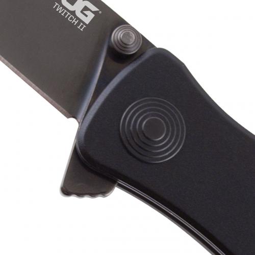 Ніж SOG Twitch II Wood Handle Чорний Ніж SOG Twitch II Wood Handle Чорний