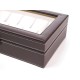Шкатулка для годинників Salvadore PB/1098/12.DBR темно-коричневий