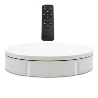 Поворотний стіл для предметної фотозйомки предметів до 100 кг Nectronix 30B, діаметром 30 см, білий