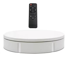 Поворотний стіл для предметної фотозйомки предметів до 100 кг Nectronix 30B, діаметром 30 см, білий