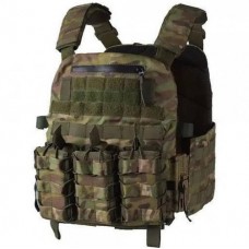Плитоноска без плит з підсумками No Brand Molle One Size Мультикам (1833908812)