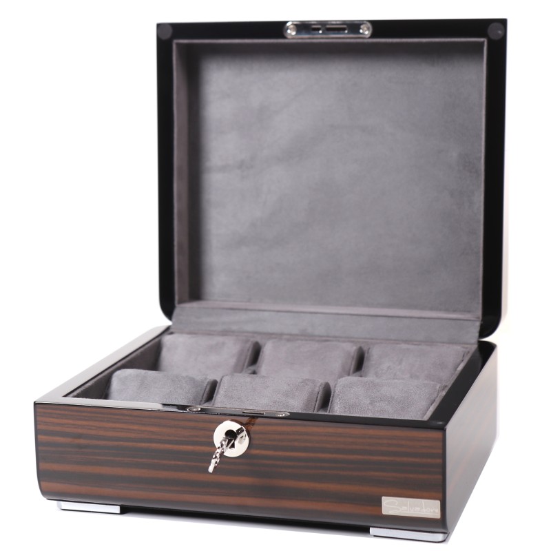 Скринька для зберігання годинників Salvadore WB/2432/6.EB Коричневий