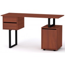 Стіл письмовий Лофт-4 Компаніт Яблуня (130х50х72,8 см)
