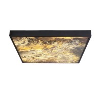 Стельовий світильник Candellux Luxan 59x59x5 см Чорний (10-17031)